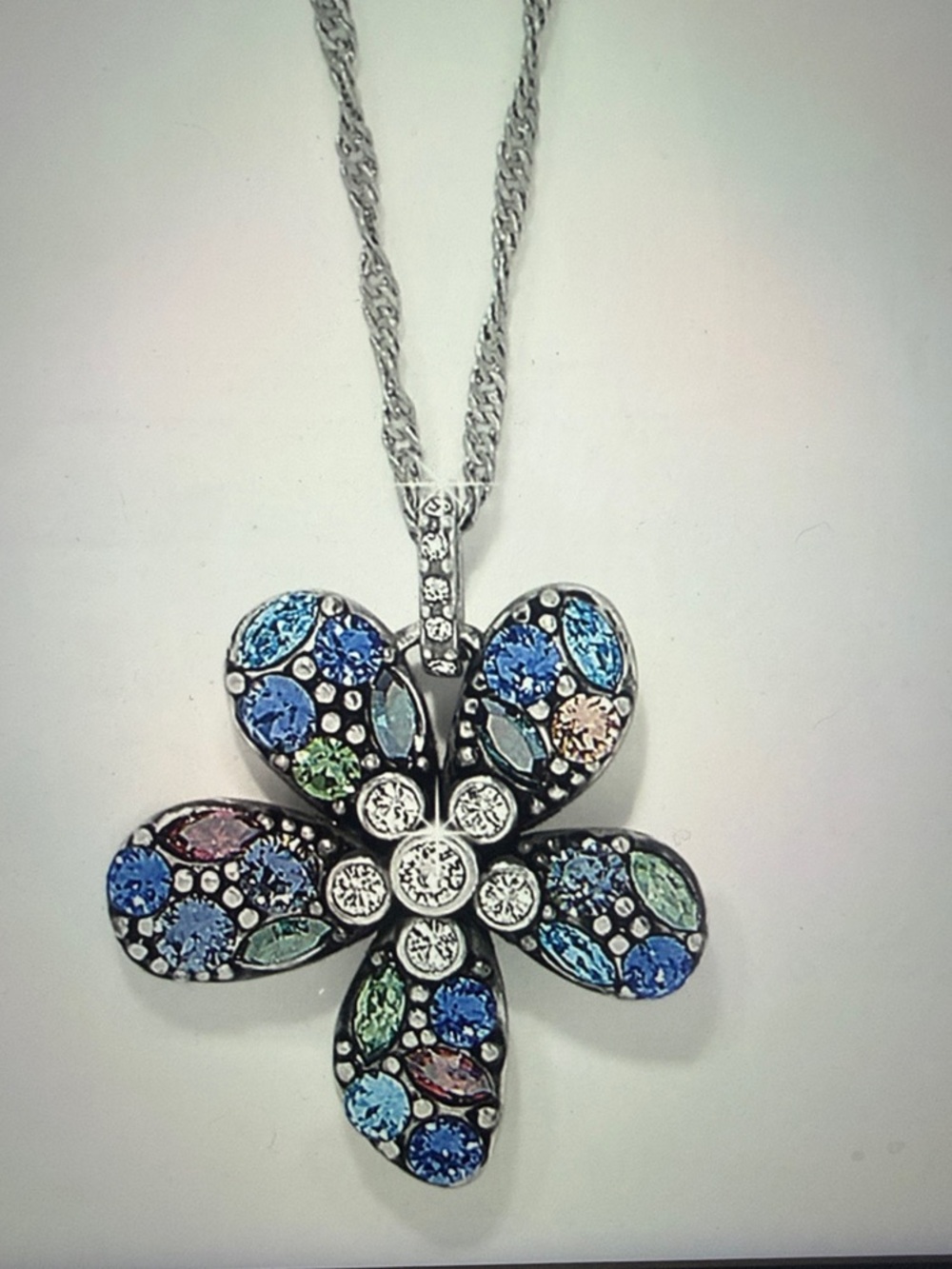 💐🆕 Brighton Trust Your Journey Flower Reversible Necklace NWT